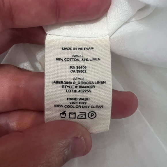 Theory white cotton blend skirt size XS - Picture 9 of 9